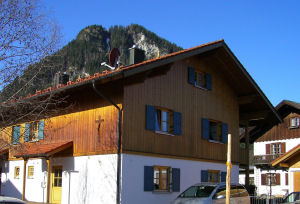 Ferienhaus Pfronten im Sommer